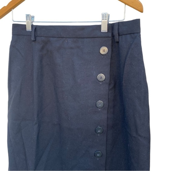 Talbots Vintage Wool Asymmetrical Skirt I Size: 14 - Picture 2 of 11